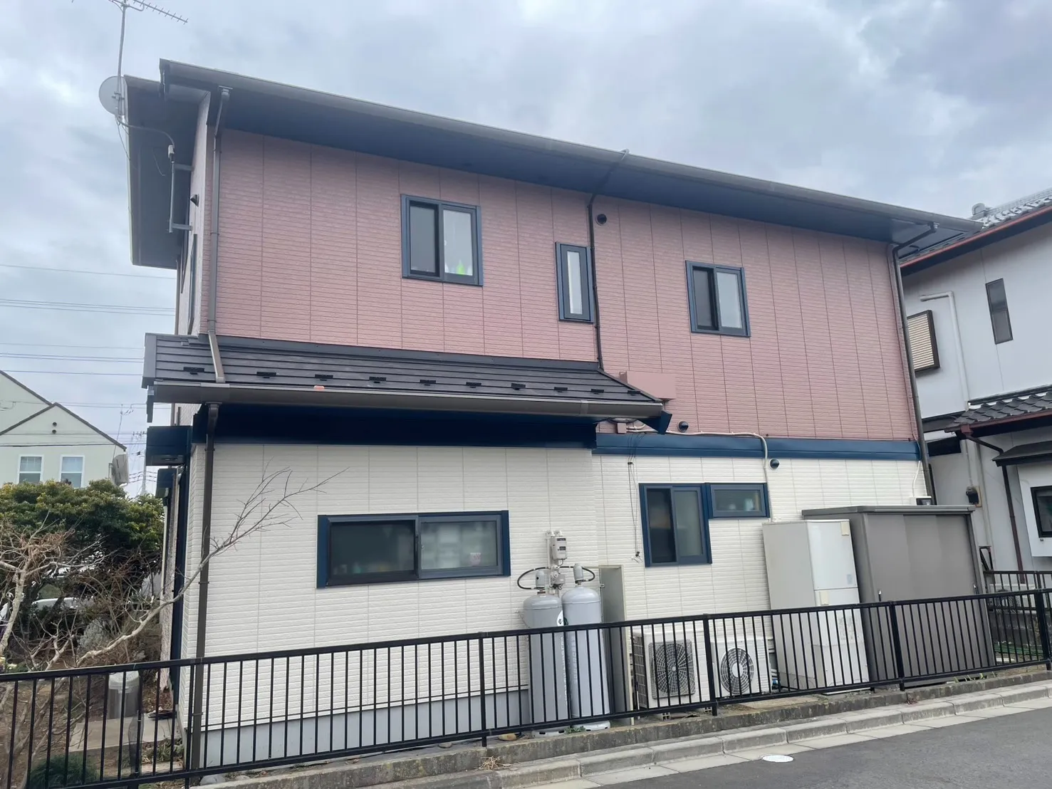 屋根カバー工法 外壁塗装工事